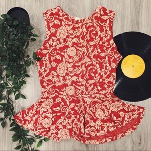 Dolce Vita Peplum sleeveless top